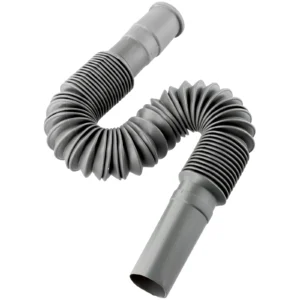 Drain Hose Hose Pipe 1Pcs Accessories Basin Extension Flexible Gray Home Kitchen Plastic Sink Strainer Water Drain